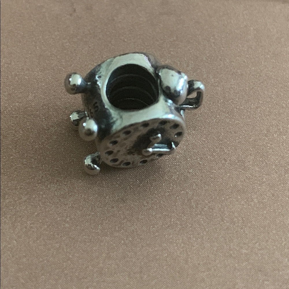 RETIRED Genuine Pandora Silver Alarm Clock Charm - Picture 4 of 5